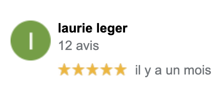 laurie me donne son avis sur ma prestation